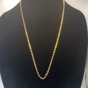 Elegant Vintage Avon Gold Chain Necklace